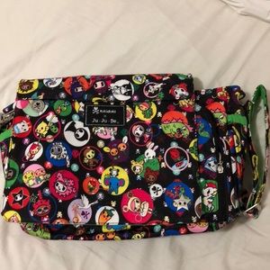 Ju-ju-be tokidoki better be messenger diaper bag